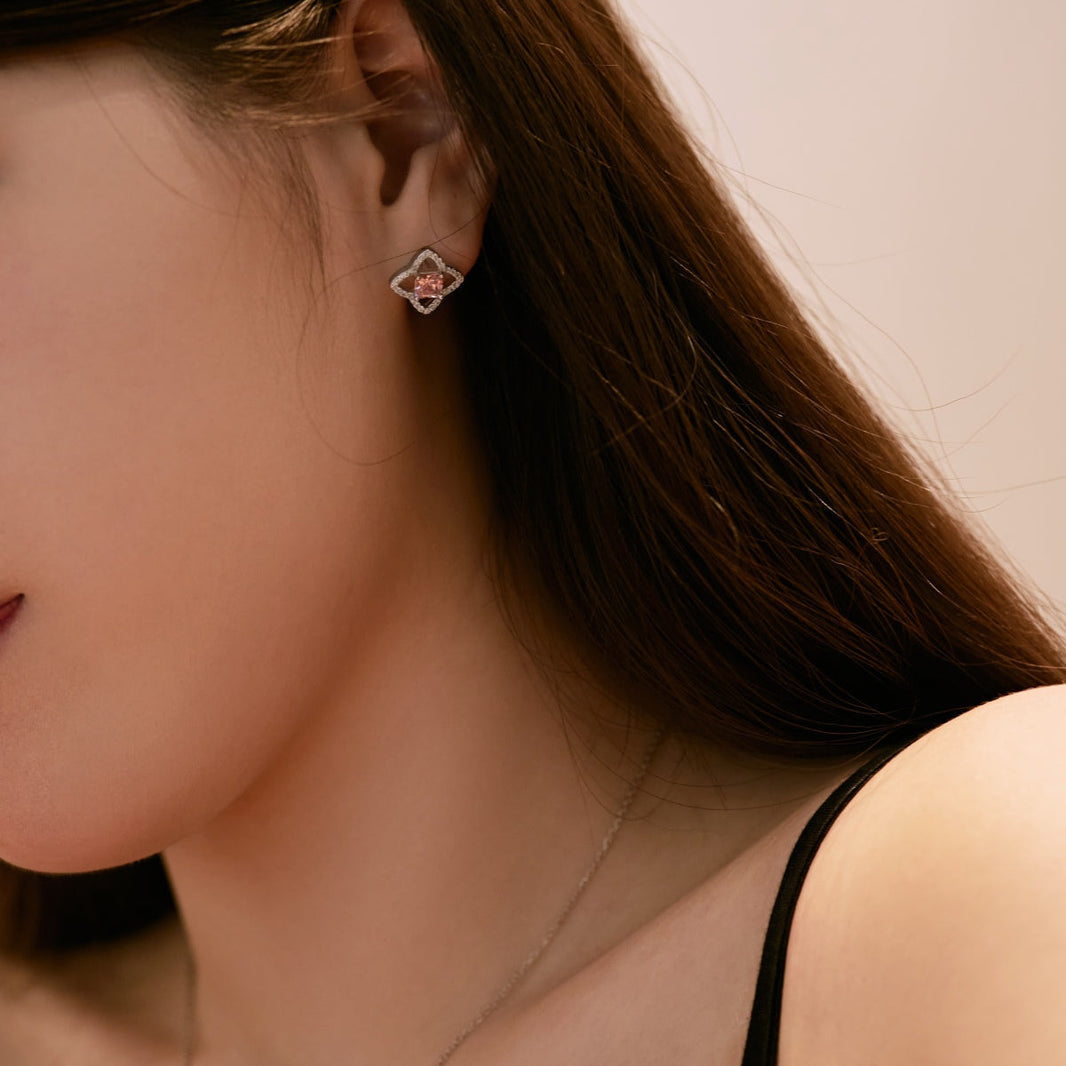 [LUCKY LOVE]Elegant Star Shape Princess Cut Daily Earrings