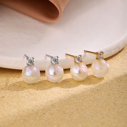 [LUCKY LOVE]Symphony Mermaid Pearl Earrings