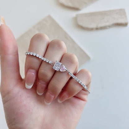 [LUCKY LOVE]Dazzling Unique Multi Shape Lover Bracelet