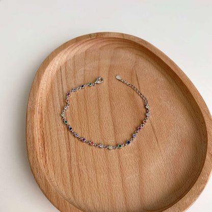 [LUCKY LOVE]Colorful Bead Array Bracelet