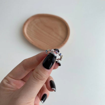 [LUCKY LOVE]Unique Trapezoid Cut Daily Ring
