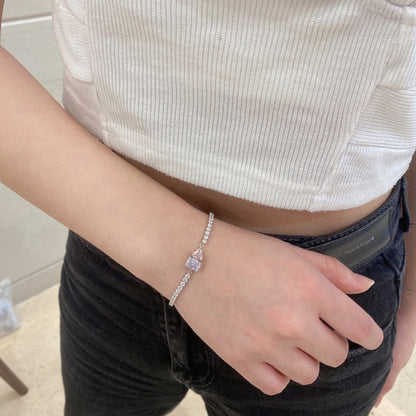 [LUCKY LOVE]Dazzling Unique Multi Shape Lover Bracelet