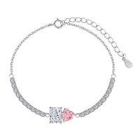 [LUCKY LOVE]Dazzling Unique Multi Shape Lover Bracelet