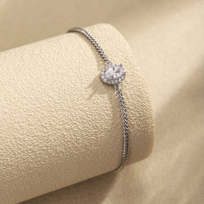 [LUCKY LOVE]Exquisite Oval Shape Bracelet