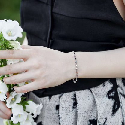 [LUCKY LOVE]Colorful Bead Array Bracelet