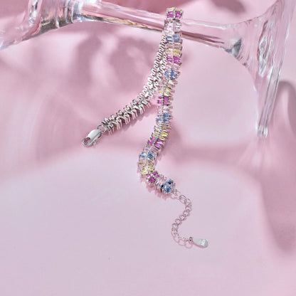 [LUCKY LOVE]Sparkling Exquisite Multi Cut Party Bracelet