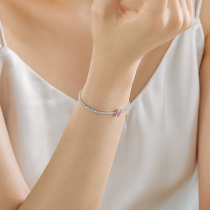 [LUCKY LOVE]0.75 Carat Exquisite Oval Cut Daily Bracelet