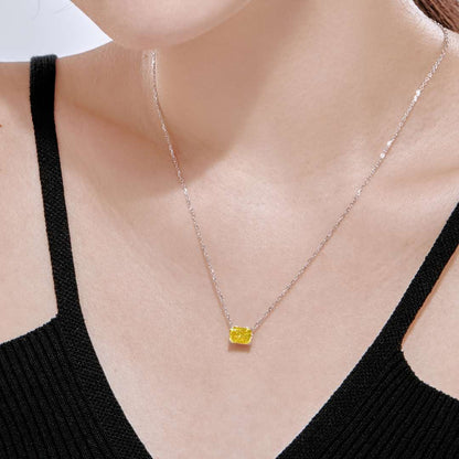 [LUCKY LOVE]Luxurious Square Shape Colorful Necalack