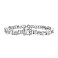 [LUCKY LOVE]Ornate Sparkling Round Cut Wedding Bracelet