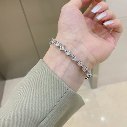 [LUCKY LOVE]Unique Exquisite Multi Cut Daily Bracelet