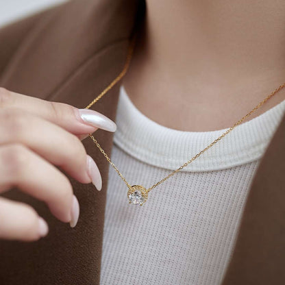 [LUCKY LOVE]Luxurious Round Cut Necklace