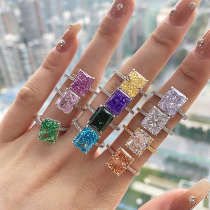 [LUCKY LOVE]4.0 Carat Luxurious Engagement Ring