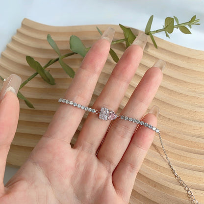 [LUCKY LOVE]Dazzling Unique Multi Shape Lover Bracelet