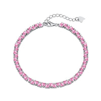 [LUCKY LOVE]Dazzling Romantic Heart Shape Lover Bracelet