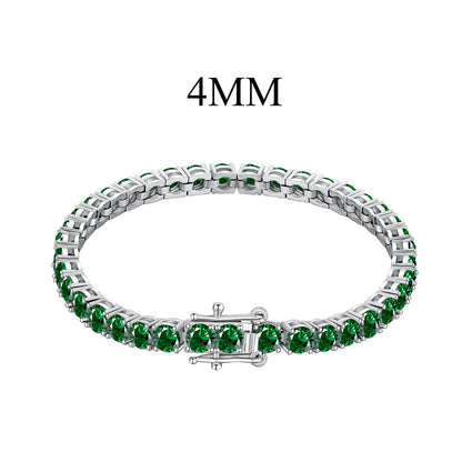 [LUCKY LOVE]Radiant Colorful Round Cut Party Bracelet
