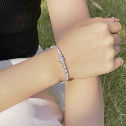 [LUCKY LOVE]Radiant Colorful Round Cut Party Bracelet