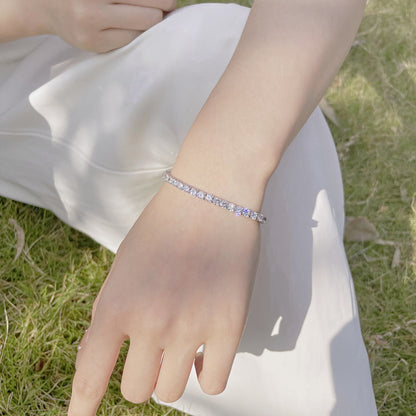 [LUCKY LOVE]Radiant Colorful Round Cut Party Bracelet