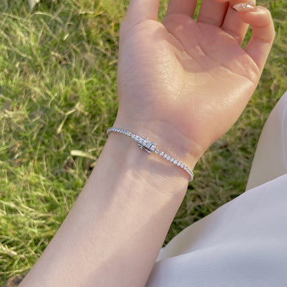 [LUCKY LOVE]Radiant Colorful Round Cut Party Bracelet