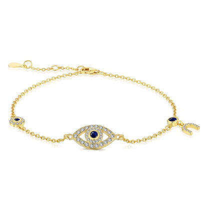 [LUCKY LOVE]Dainty Eye Shape Necklace