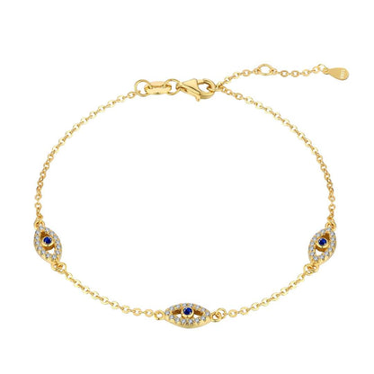[LUCKY LOVE]Evil Eye Shape Pendent Necklace