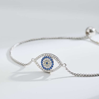 [LUCKY LOVE]Dazzling Eye Shape Necklace