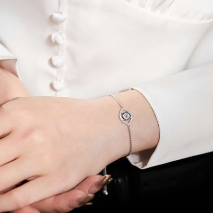 [LUCKY LOVE]Dazzling Eye Shape Necklace