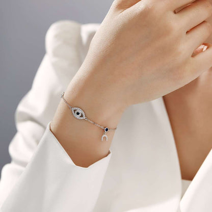[LUCKY LOVE]Dainty Eye Shape Necklace