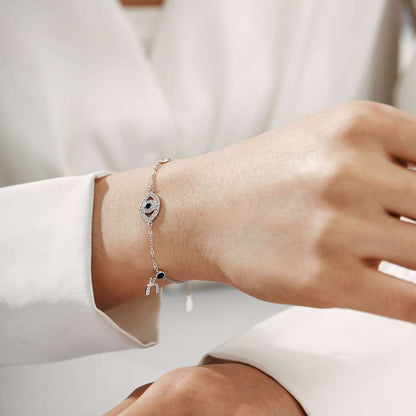 [LUCKY LOVE]Dainty Eye Shape Necklace