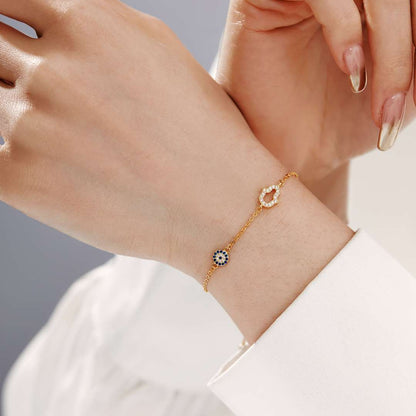 [LUCKY LOVE]Gost Shape & Round Shape Necklace