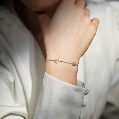 [LUCKY LOVE]Gost Shape & Round Shape Necklace