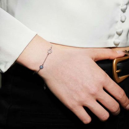 [LUCKY LOVE]Gost Shape & Round Shape Necklace