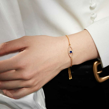 [LUCKY LOVE]Devil's Eye Hollow Design Bracelet