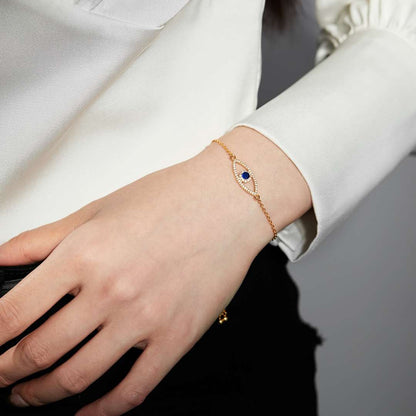 [LUCKY LOVE]Devil's Eye Hollow Design Bracelet