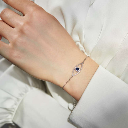 [LUCKY LOVE]Devil's Eye Hollow Design Bracelet