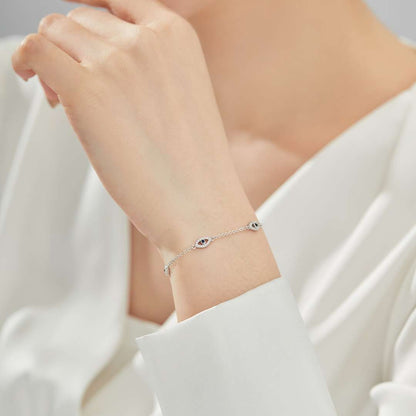 [LUCKY LOVE]Evil Eye Shape Pendent Necklace