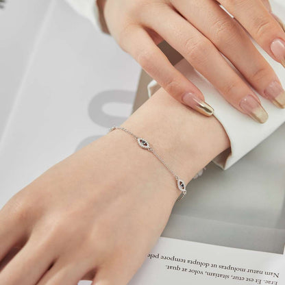 [LUCKY LOVE]Evil Eye Shape Pendent Necklace