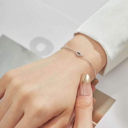 [LUCKY LOVE]Evil Eye Shape Necklace