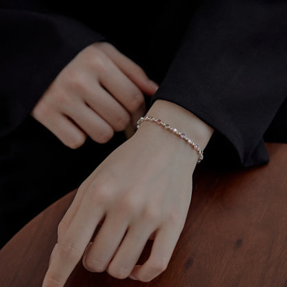 [LUCKY LOVE]Sparkling Exquisite Round Cut Party Bracelet