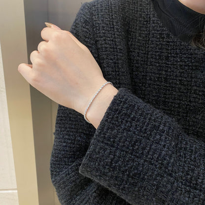 [LUCKY LOVE]Elegant Emerald Cut Daily Bracelet