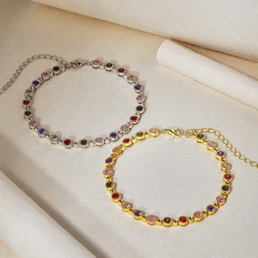 [LUCKY LOVE]Sparkling Exquisite Round Cut Party Bracelet