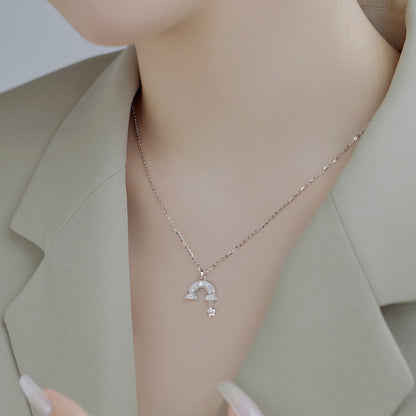 [LUCKY LOVE]Unique Rainbow Star Necklace