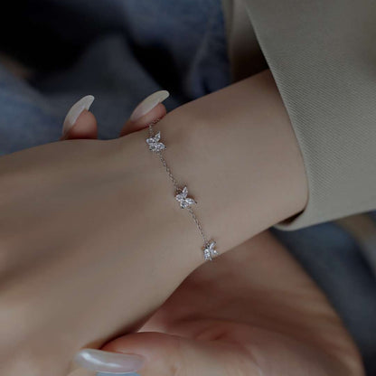 [LUCKY LOVE]Radiant Butterfly Shape Necklace