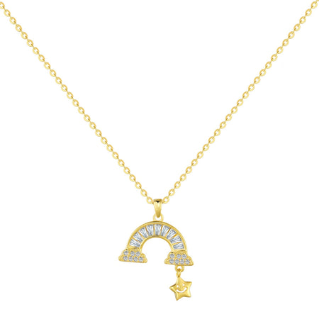 [LUCKY LOVE]Unique Rainbow Star Necklace