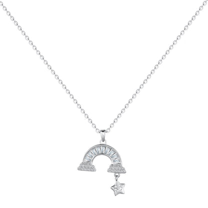 [LUCKY LOVE]Unique Rainbow Star Necklace