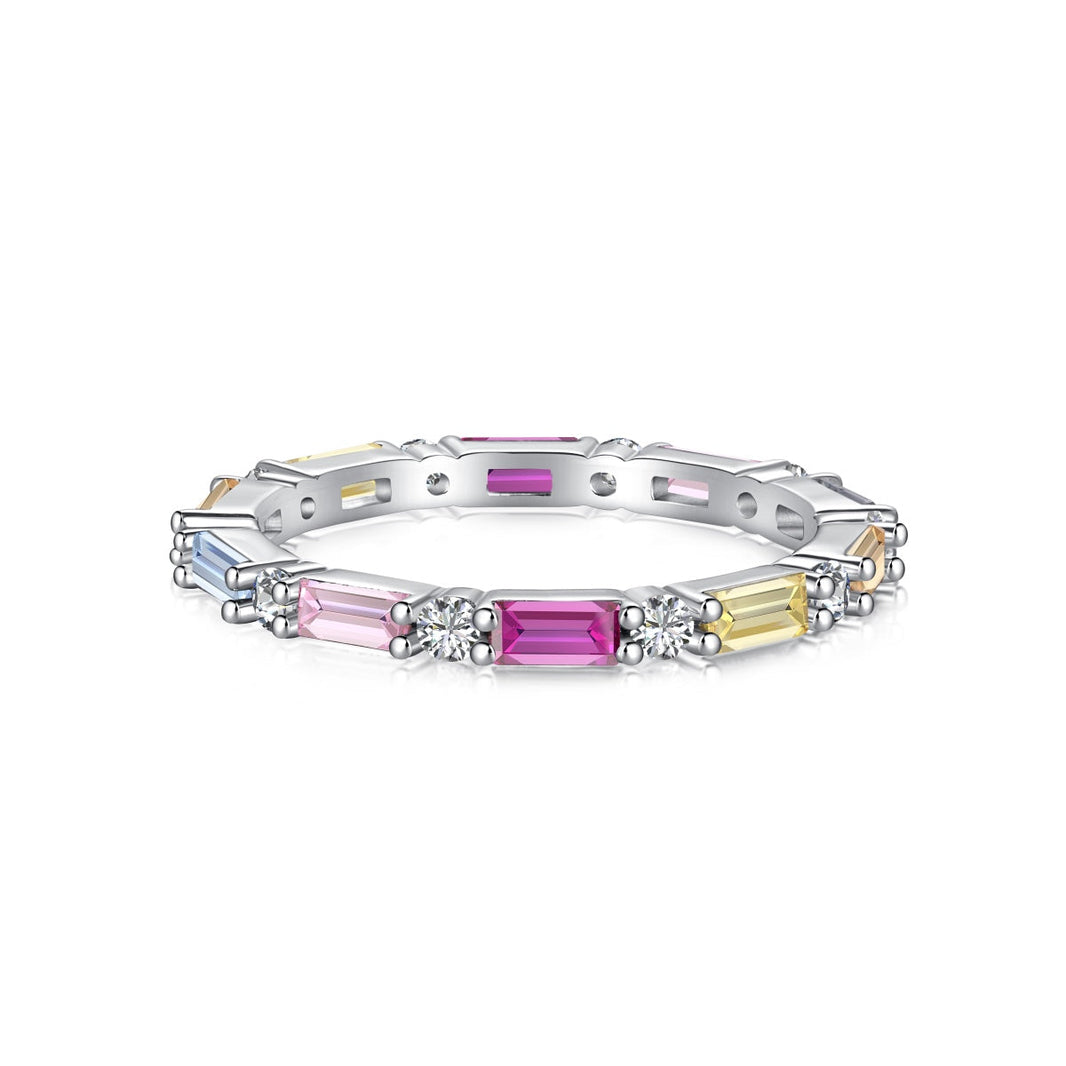 [LUCKY LOVE]Lively In Shades Elegant Radiant Cut Daily Ring