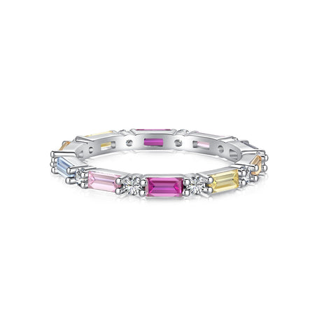 [LUCKY LOVE]Lively In Shades Elegant Radiant Cut Daily Ring