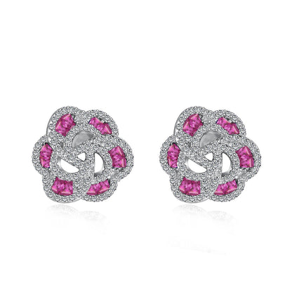 [LUCKY LOVE]Exquisite Flower Shape Daily Earrings