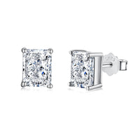 [LUCKY LOVE]Radiant Luxurious Princess Cut Daily Earrings