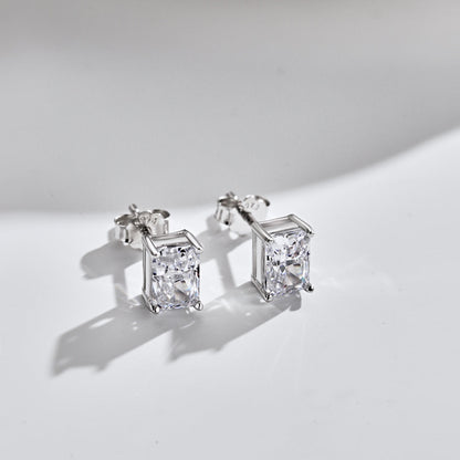 [LUCKY LOVE]Radiant Luxurious Princess Cut Daily Earrings