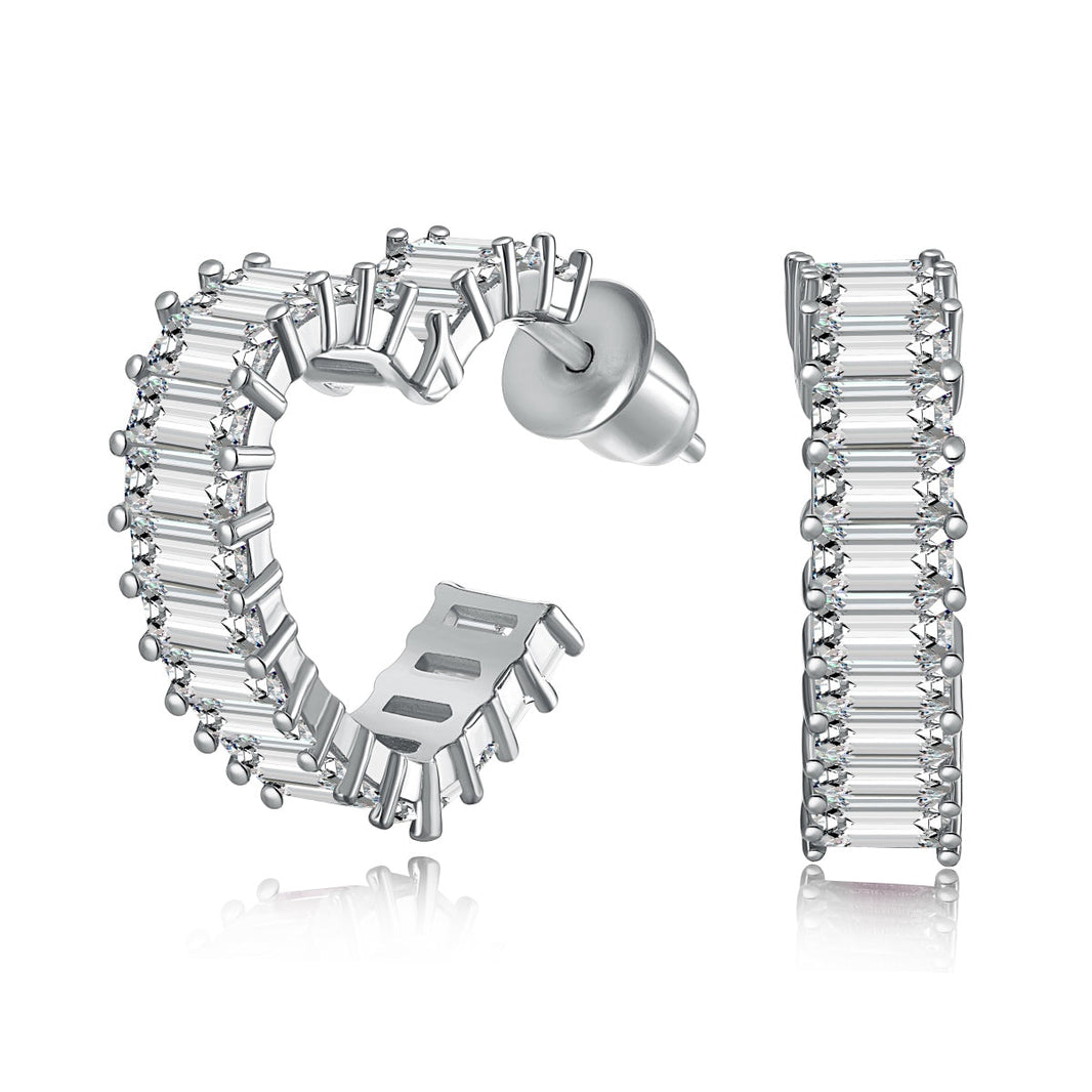 [LUCKY LOVE]Radiant Heart Cutout Earrings